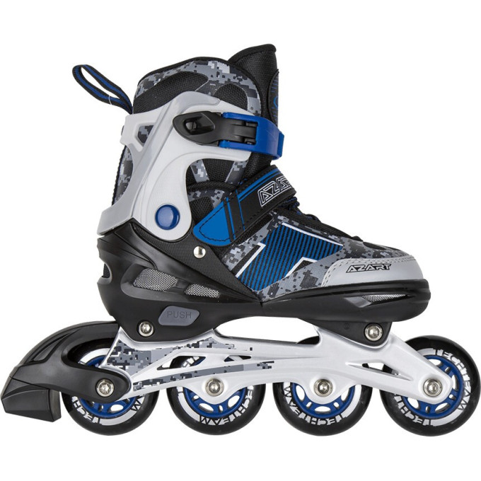 Ролики TECH TEAM AZART 2021 синий, размер 30-33 NN004100